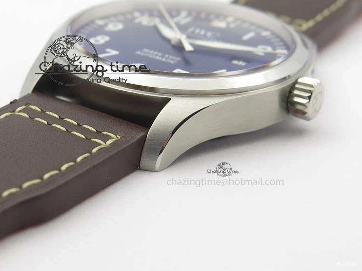 MIROTIME 0310 Mark XVIII Le Petit Prince IW327004 SS Mk Maker Best Edition Blue Dial On Brown Leather Strap A TimelessDesign 7296
